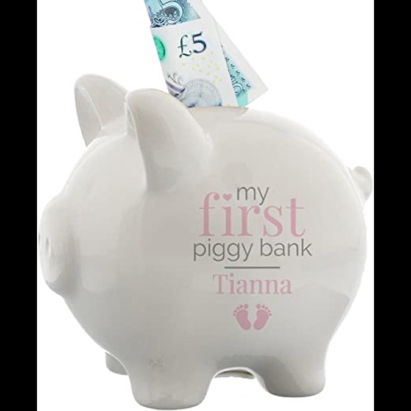 Baby Essentials Baby's First Piggy Bank (Gift with Purchase) - Picture 1 of 11